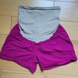 Motherhood Maternity Magenta Shorts